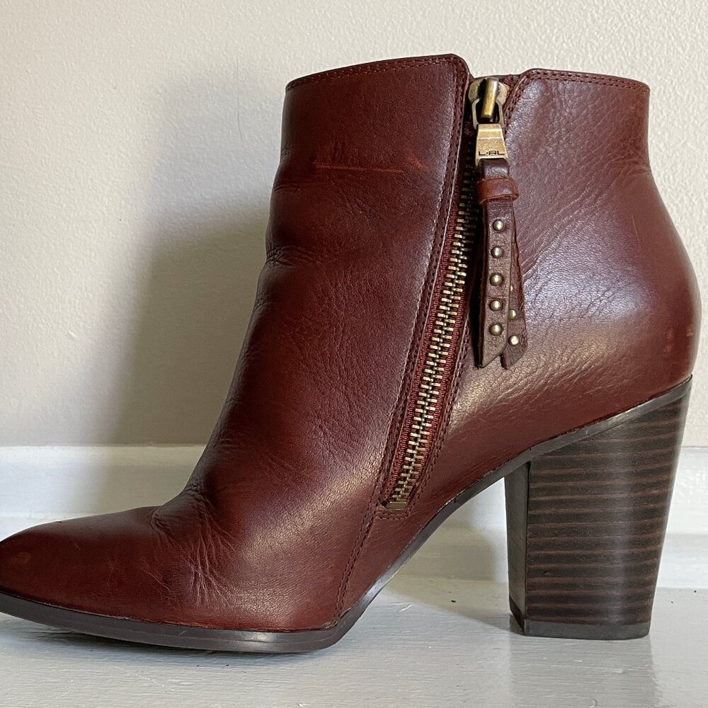 Lauren Ralph Lauren booties - leather